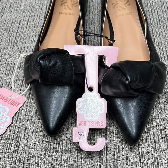 Sam & Libby knotted Laurena pointed toe ballet flats - Picture 7 of 13